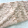 Embossed Solid Color Short Pile Synthetic Fur